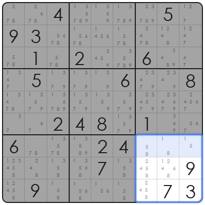 sudoku number combinations